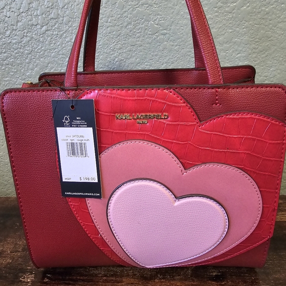 NWT Karl Lagerfeld Maybelle Satchel/Crossbody - Picture 12 of 12